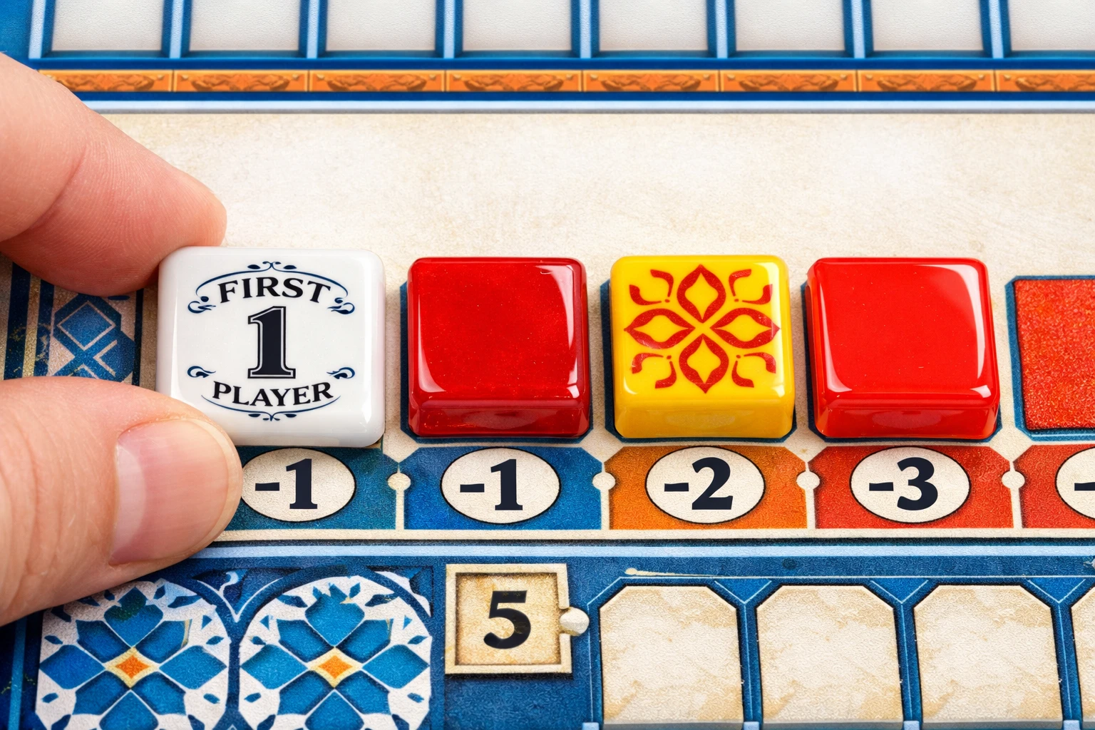 Azul : calcul des points négatifs