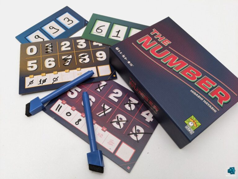 Boîte officielle du jeu de société The Number