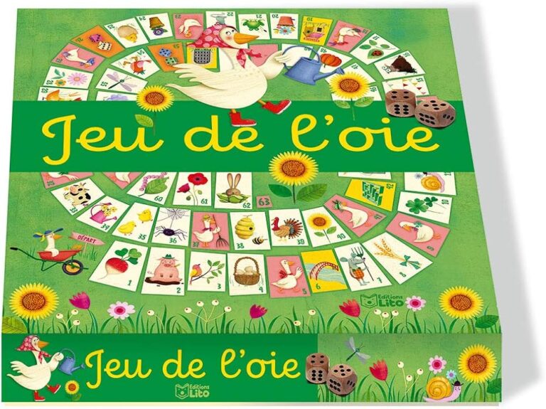 Boîte classique du célèbre jeu de l'oie traditionnel.