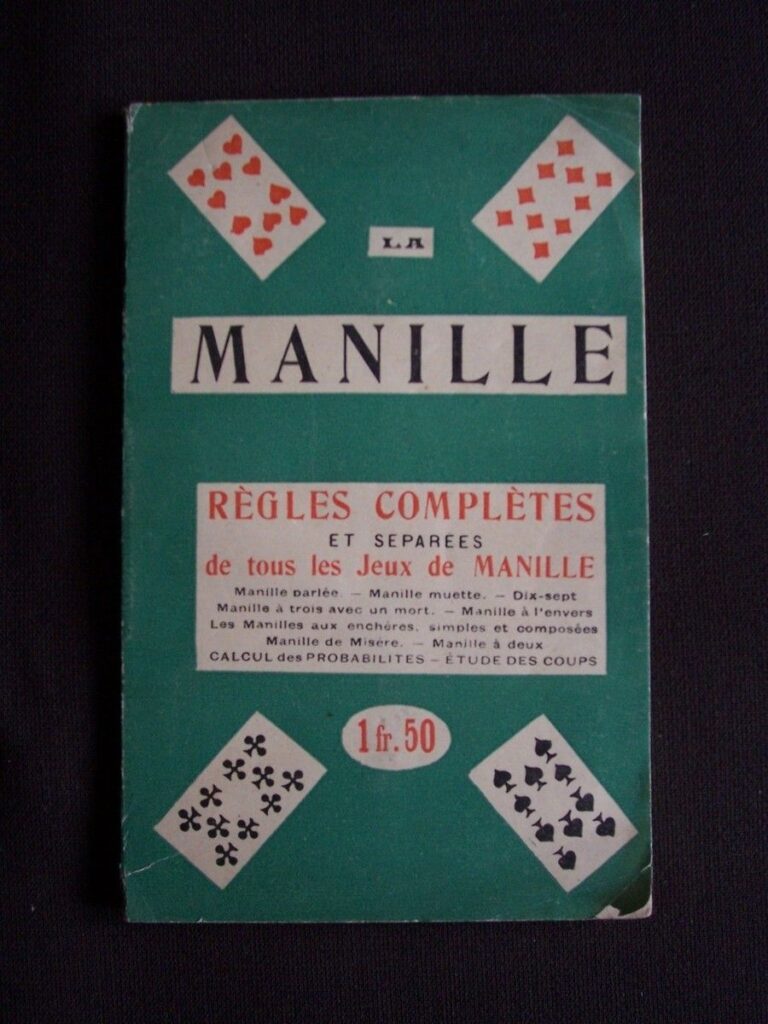 Boîte du célèbre jeu de cartes traditionnel la Manille