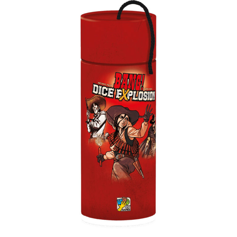 Boîte officielle du jeu de société Bang Dice Explosion.