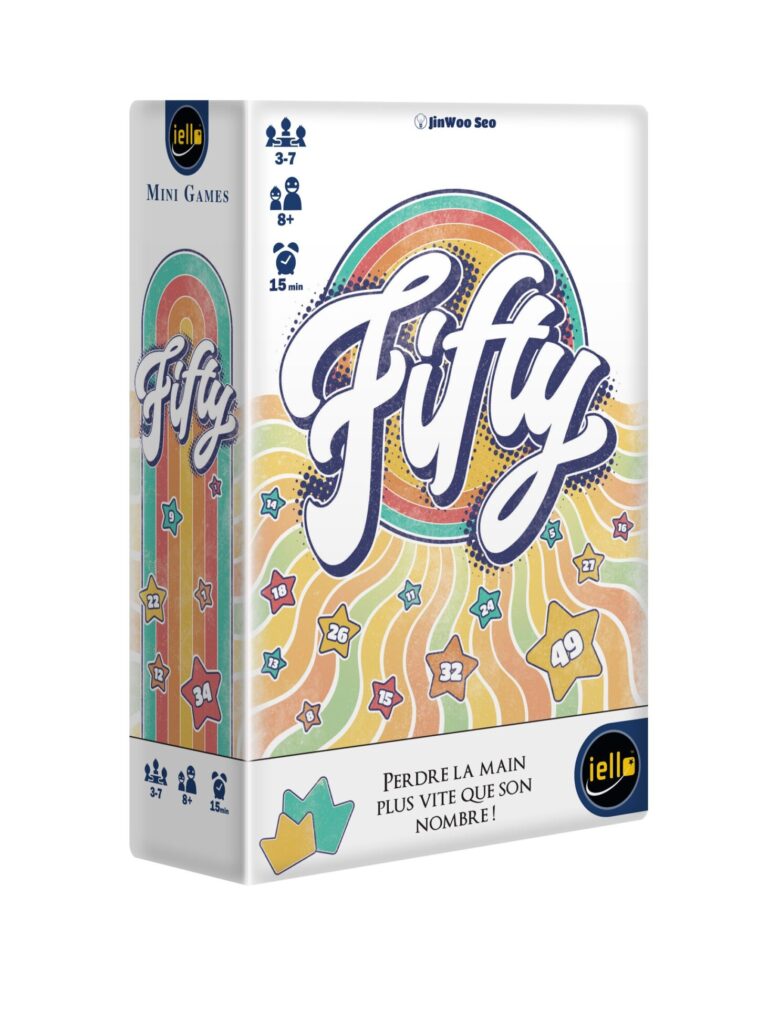 Boîte officielle du jeu de société Fifty