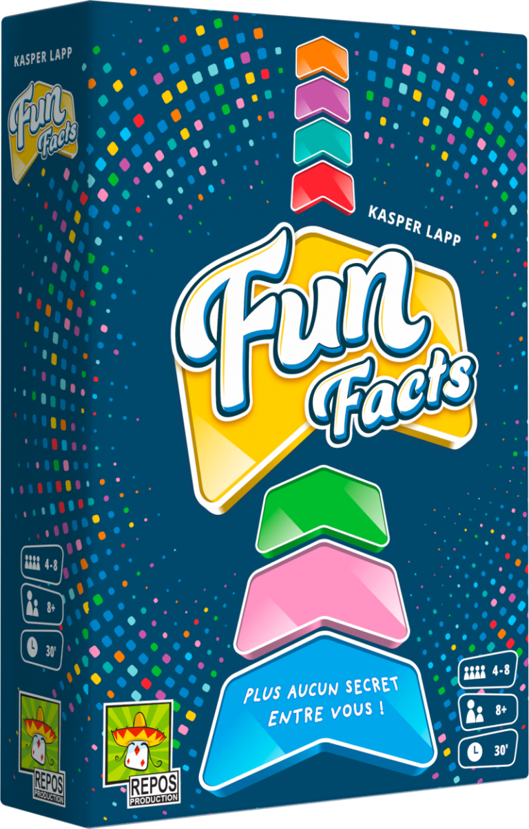Boîte officielle du jeu d'ambiance coopératif Fun Facts.