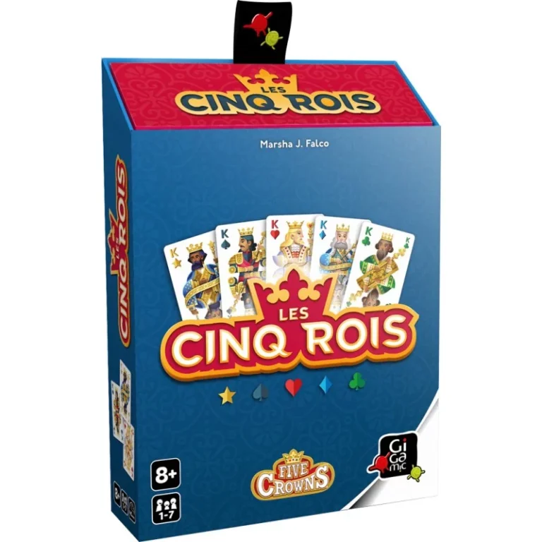Boîte officielle du jeu de société Les Cinq Rois
