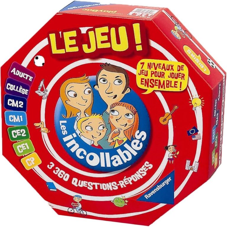 Boîte officielle du jeu de société Les Incollables.
