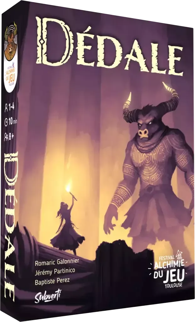 Boîte de couverture du jeu de société Dédale