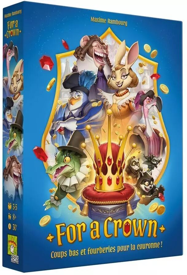 Boîte officielle du jeu de société For a crown