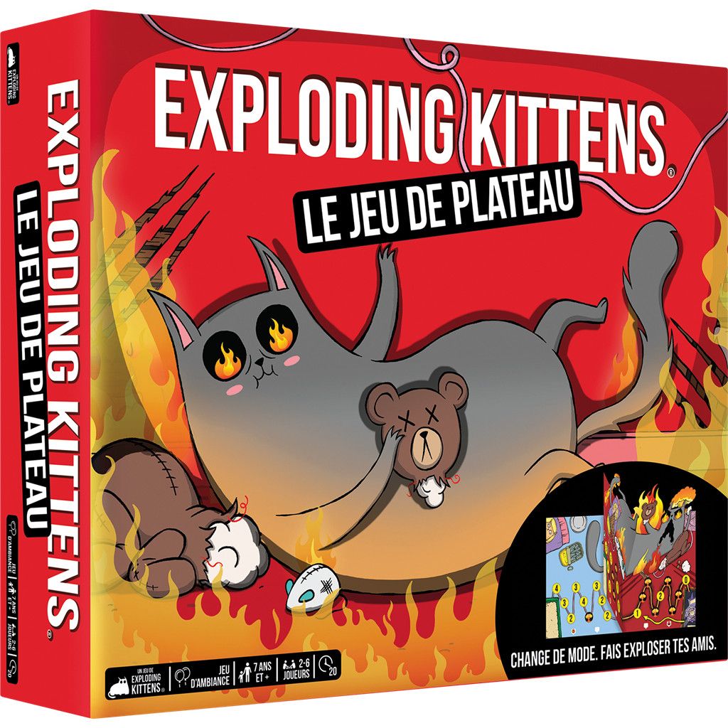 Boite du jeu de societe Exploding Kittens edition originale