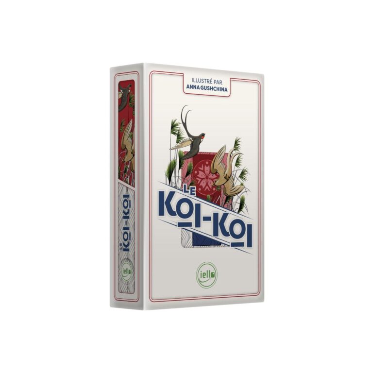 Boîte du jeu de cartes traditionnel japonais Koi Koi.
