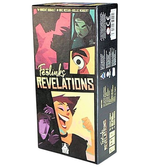 Boîte officielle du jeu de société Revelations.