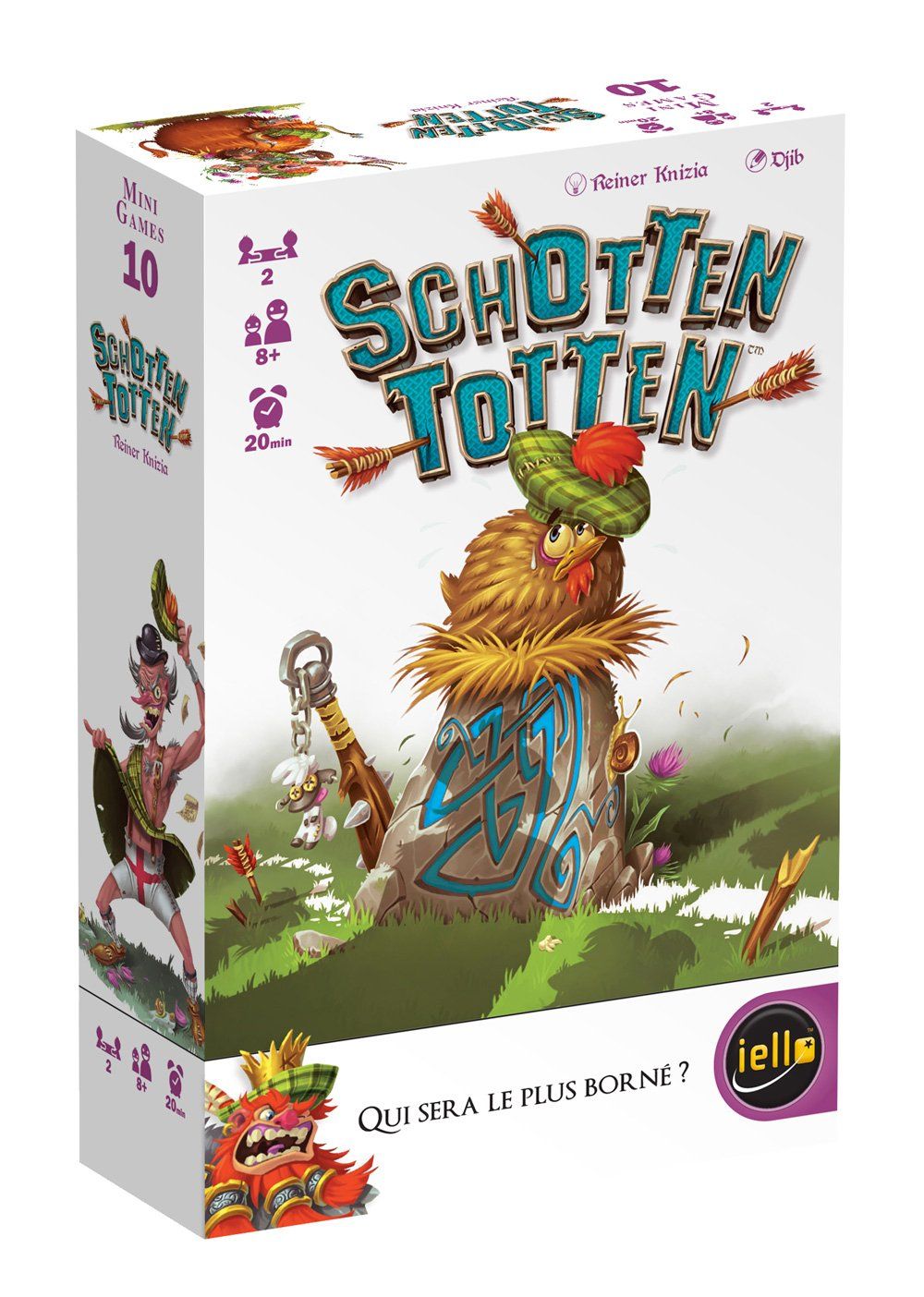 Boite du jeu de cartes pour deux Schotten Totten.