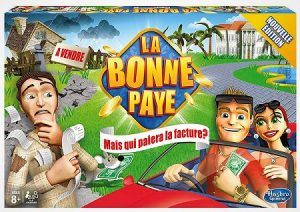 Cartes salaire, factures et billets de banque du jeu La Bonne Paye