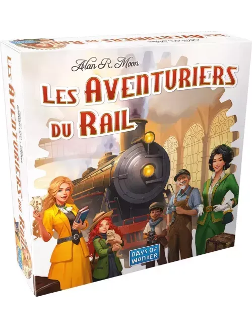 Détails des trains et cartes wagons Aventuriers du Rail.