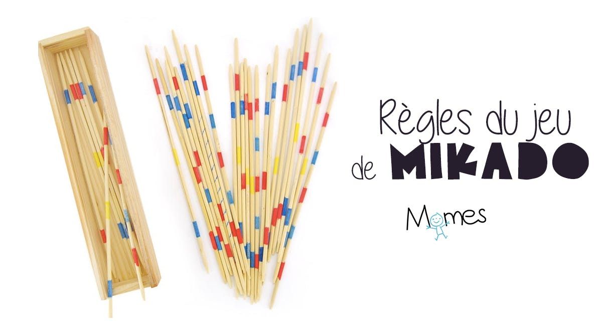 Detail des rayures de couleurs sur les baguettes Mikado