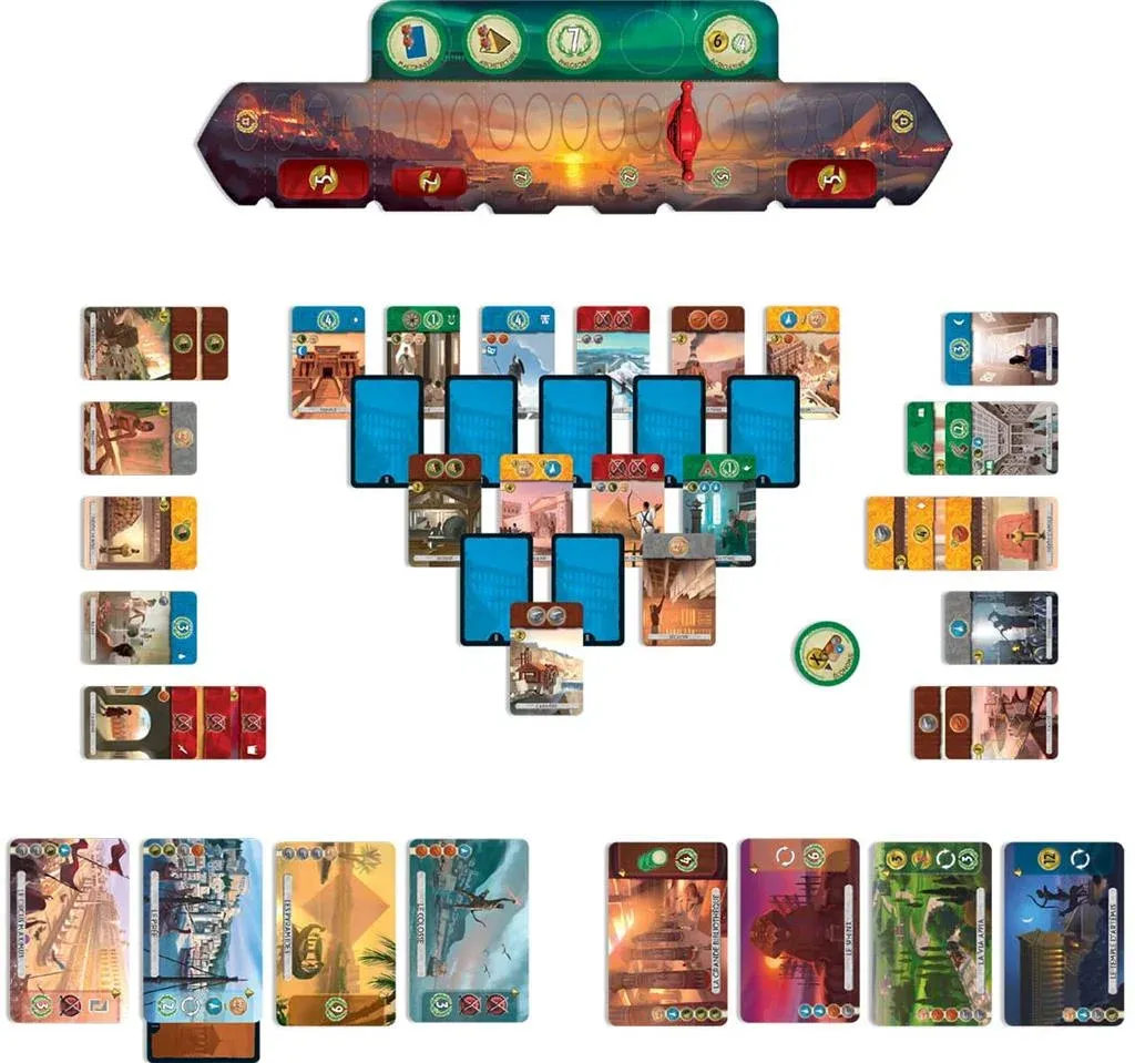 Détail des cartes Âge et Merveille de 7 Wonders.