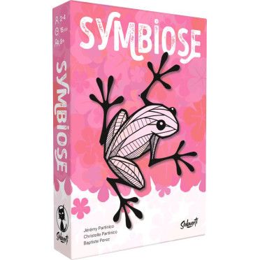 Détail des cartes et des pions du jeu Symbiose.