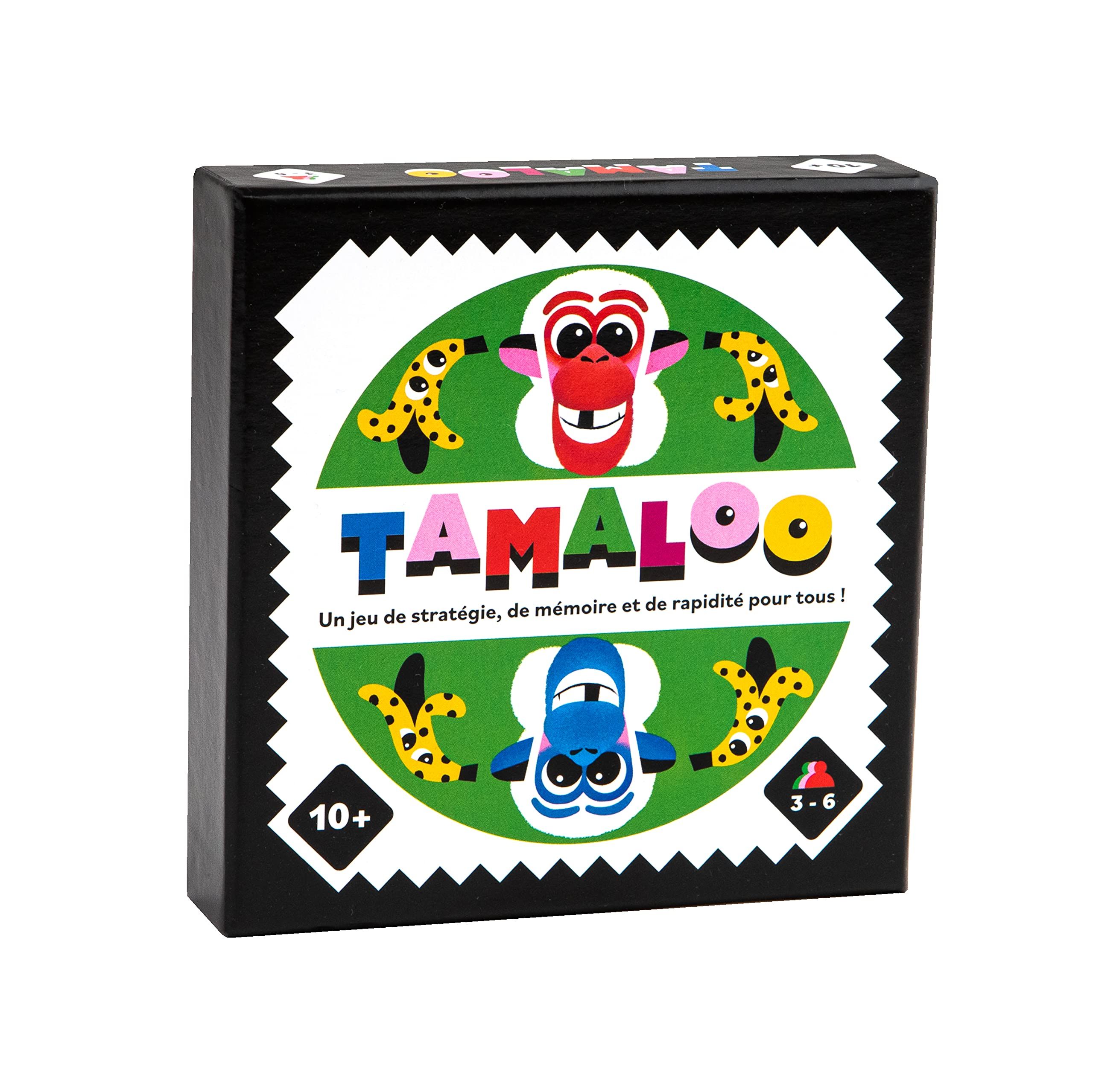 Gros plan sur les cartes à pouvoirs du jeu Tamalou.