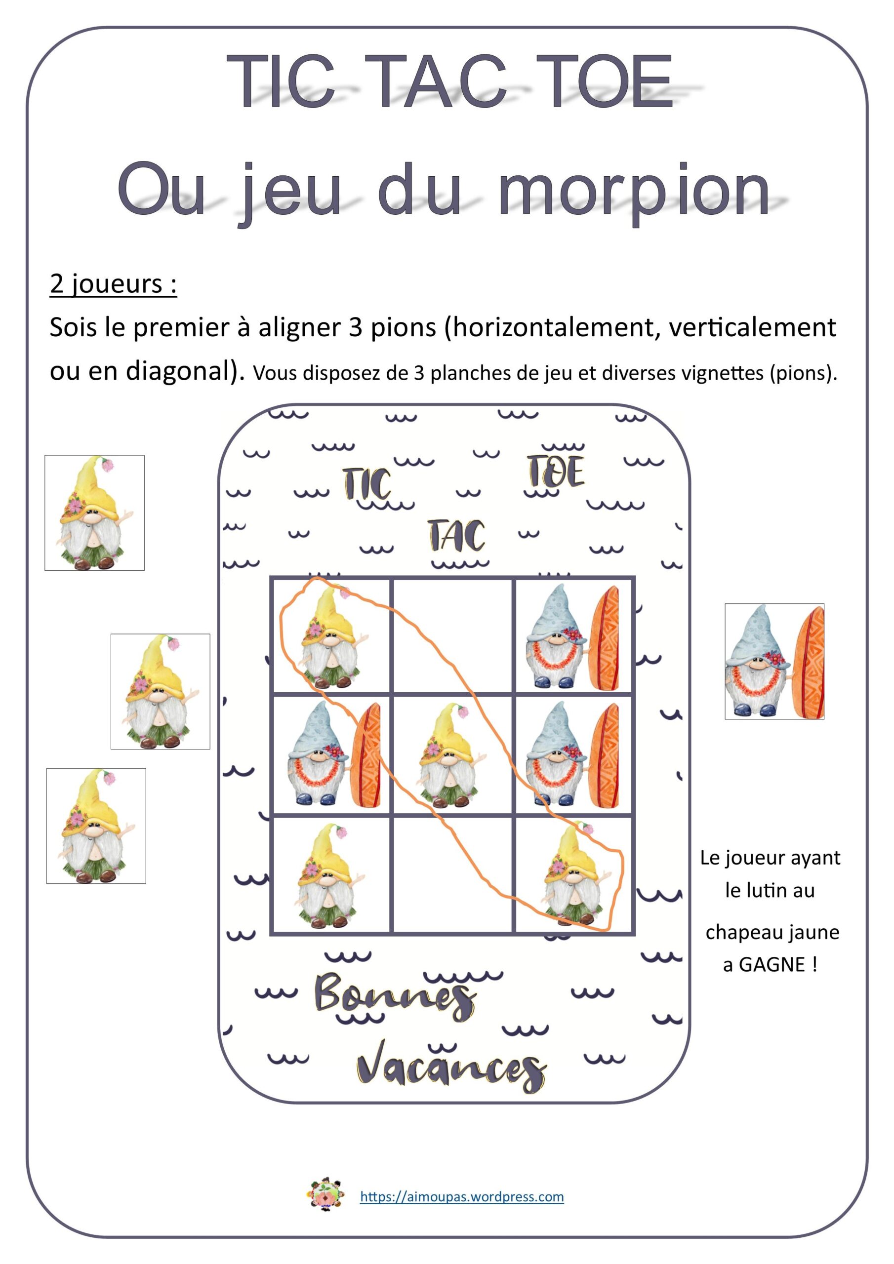 Detail des pions en forme de croix et de ronds.
