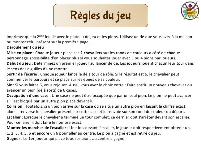 Gros plan sur les pions en bois des Petits Chevaux.
