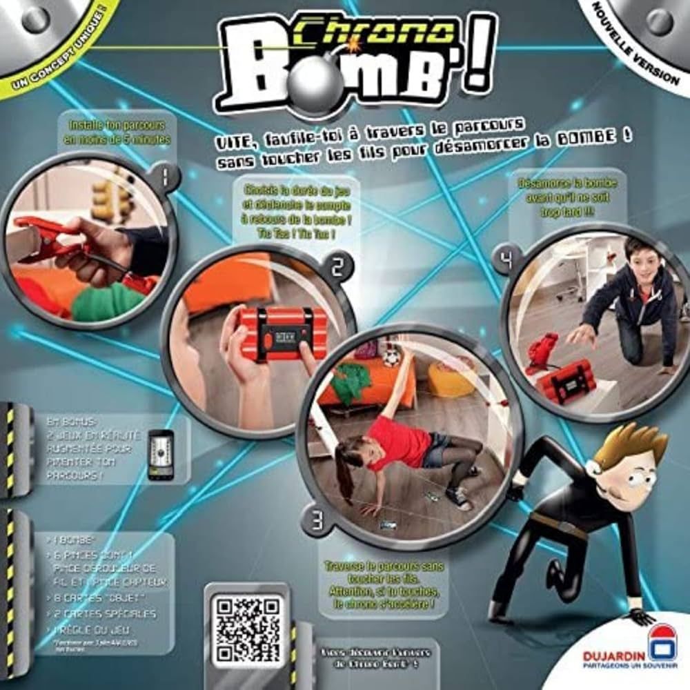 Materiel complet de Chrono Bomb avec fils et capteurs