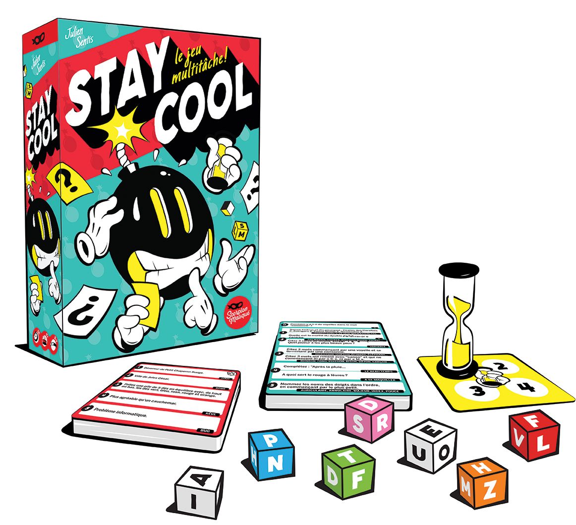 Vue generale du materiel et des sabliers de Stay Cool.