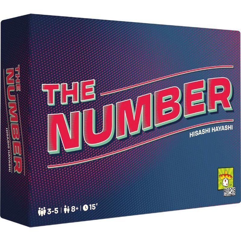 Vue générale du matériel du jeu de société The Number