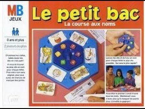 Matériel et vue générale d'une partie du Petit Bac.