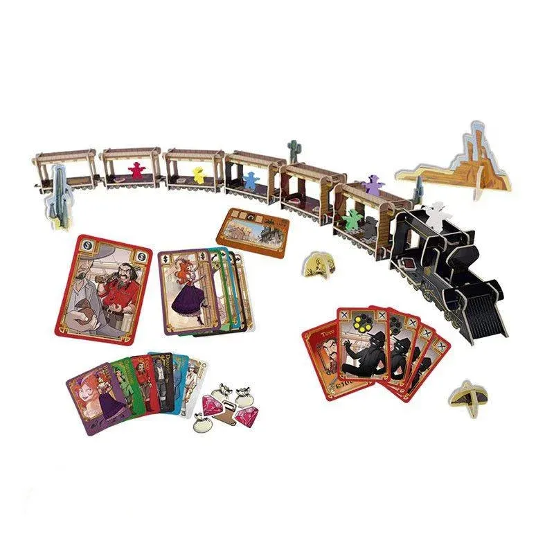 Vue générale du matériel et du train Colt Express.