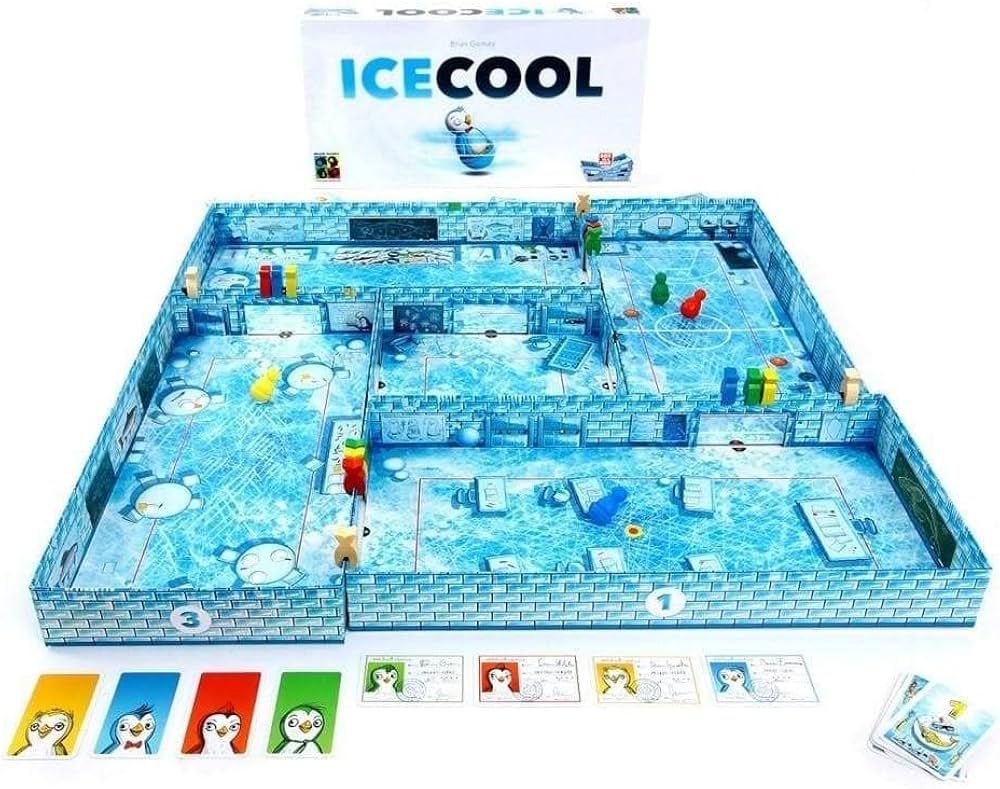 Détail des pions pingouins culbuto du jeu IceCool.