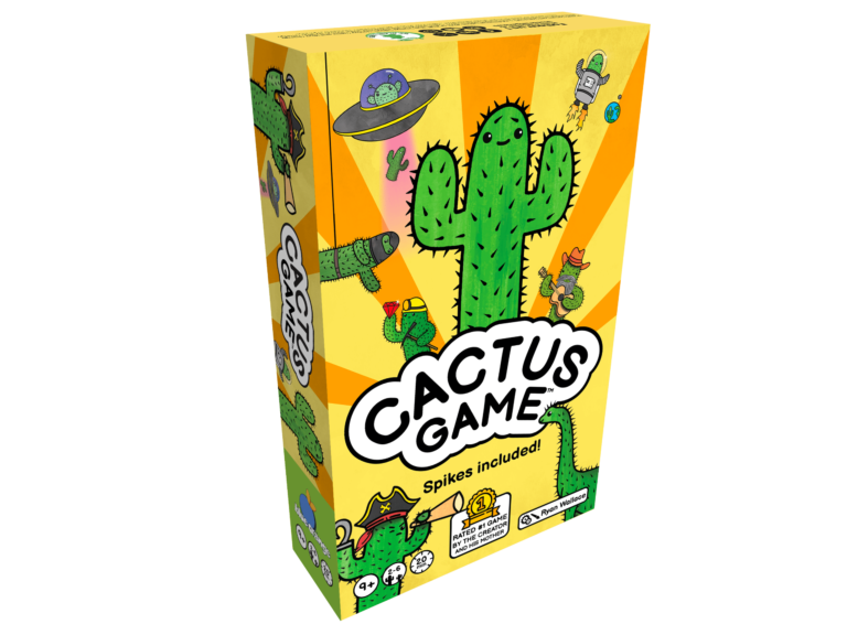 Boîte de couverture du jeu de société Cactus Game.