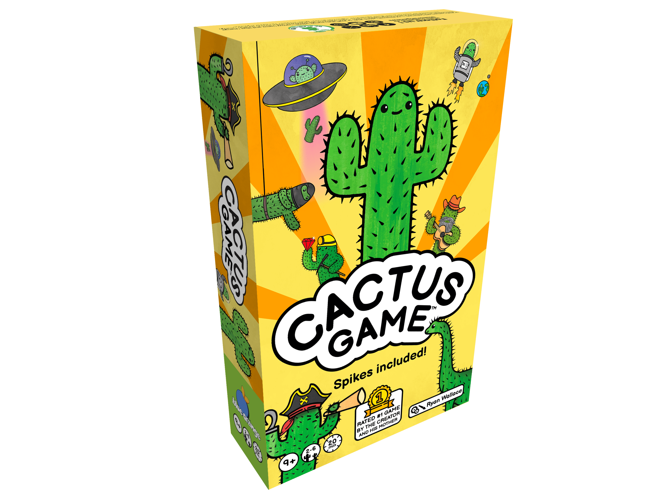 Boîte de couverture du jeu de société Cactus Game.