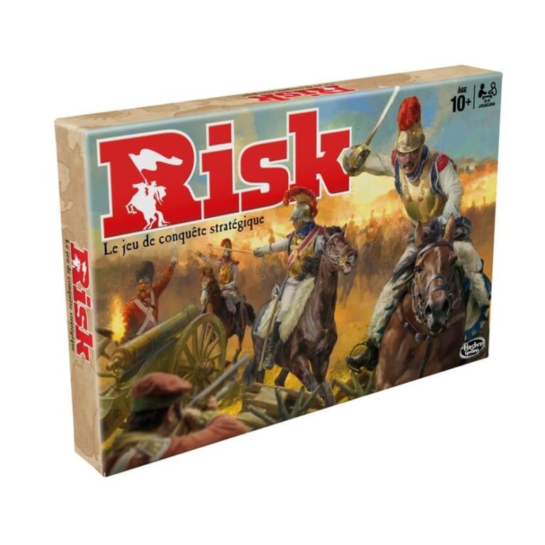 Boîte officielle du célèbre jeu de stratégie et conquête Risk.