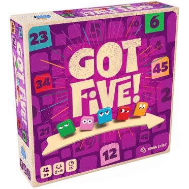 Boite officielle du jeu de societe Got Five en francais