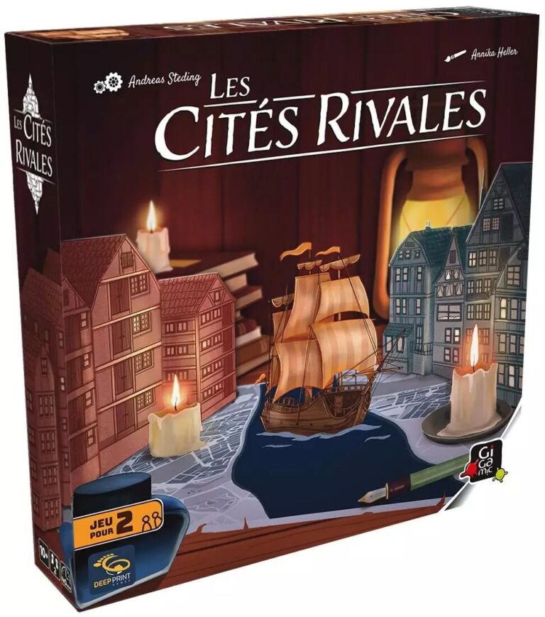 Boîte officielle du jeu de société Les cités rivales