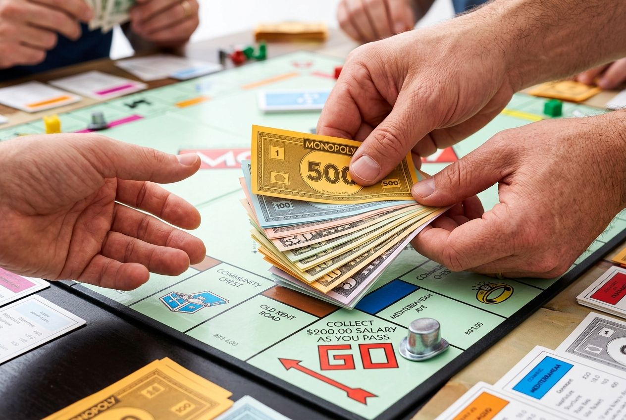 Combien de billets faut-il distribuer au monopoly ?