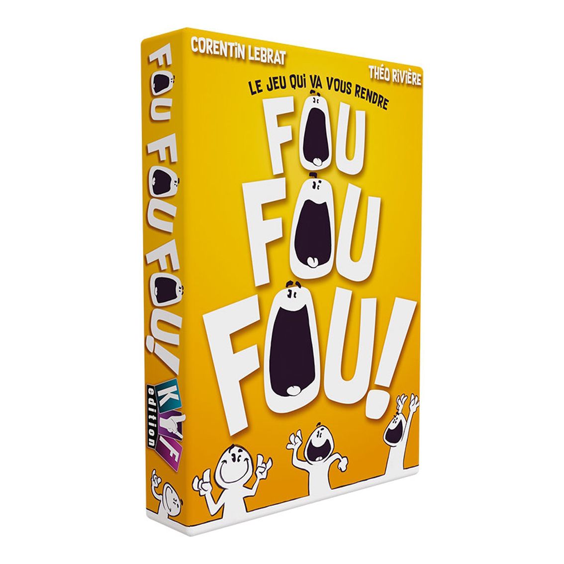 Gros plan sur les cartes du jeu Fou Fou Fou.