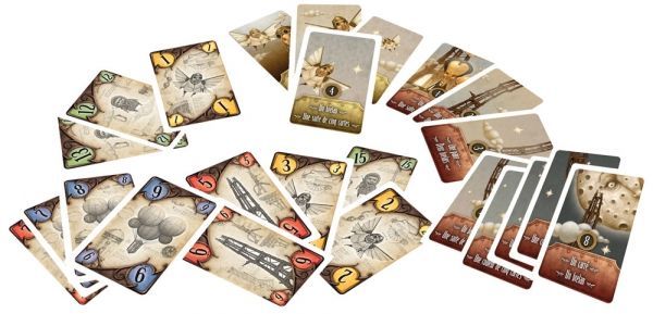 Details des cartes colorees et numerotees de Level Up.