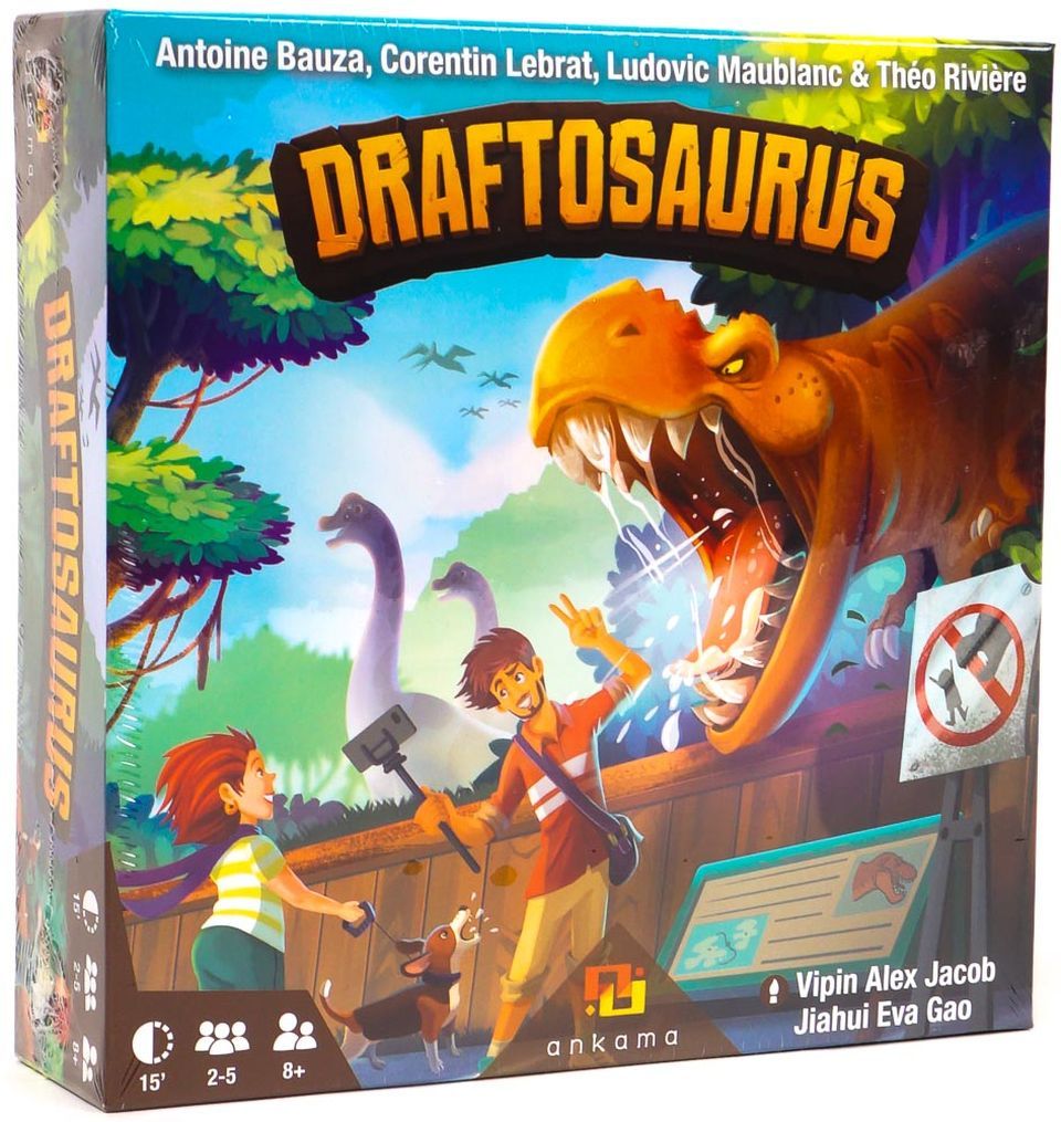 Vue générale du matériel et des plateaux de Draftosaurus