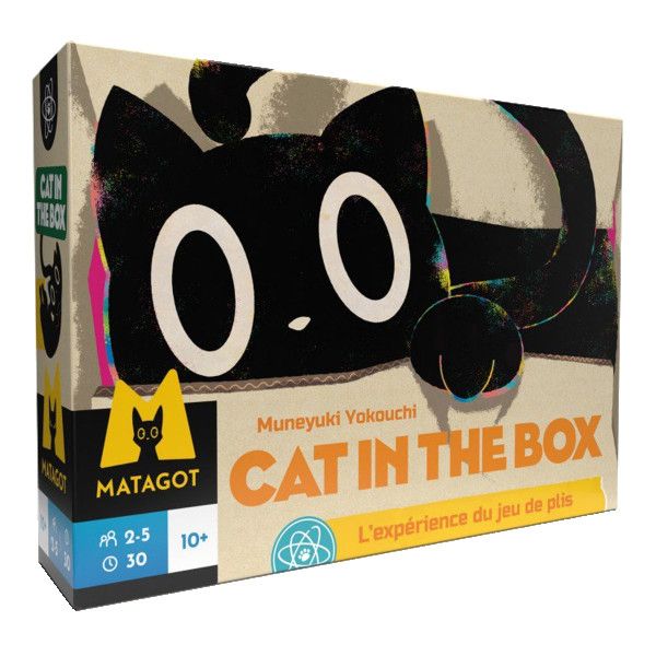 Boîte officielle du jeu de société Cat in the Box.