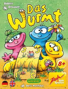 Boîte de couverture du jeu de société Das Wurmt.