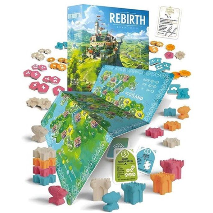Boîte officielle du jeu de société Rebirth en français