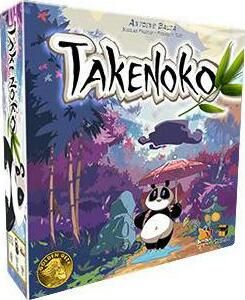 Boite officielle du jeu de societe Takenoko avec le panda.