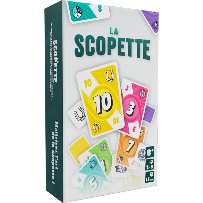 Boîte officielle du jeu de cartes la scopette.