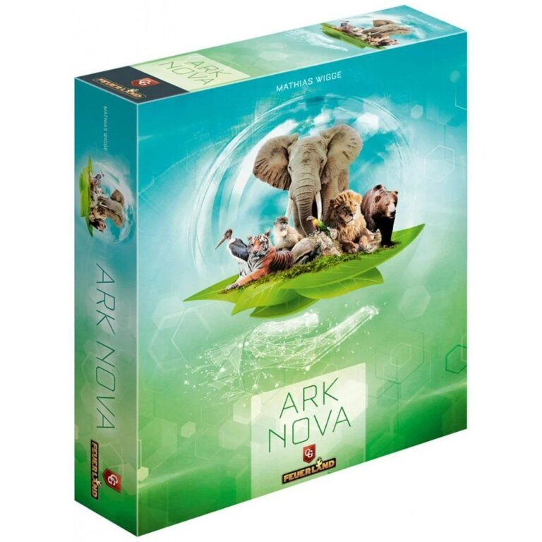 La boîte du jeu de société de gestion Ark Nova.