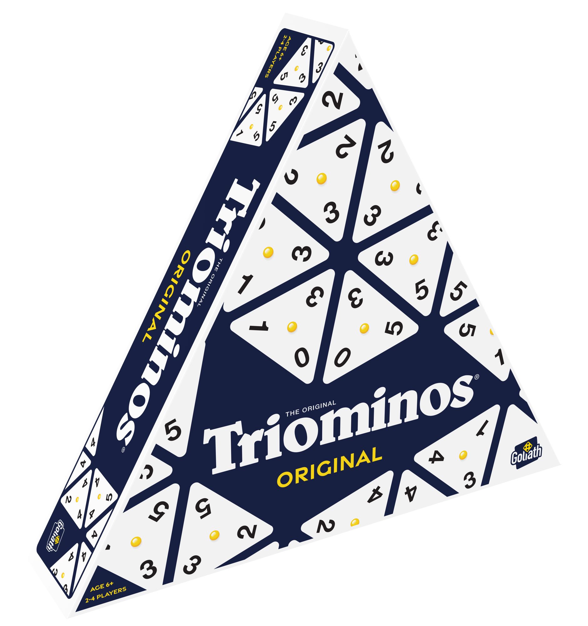 Vue générale des tuiles et chevalets du jeu Triominos.