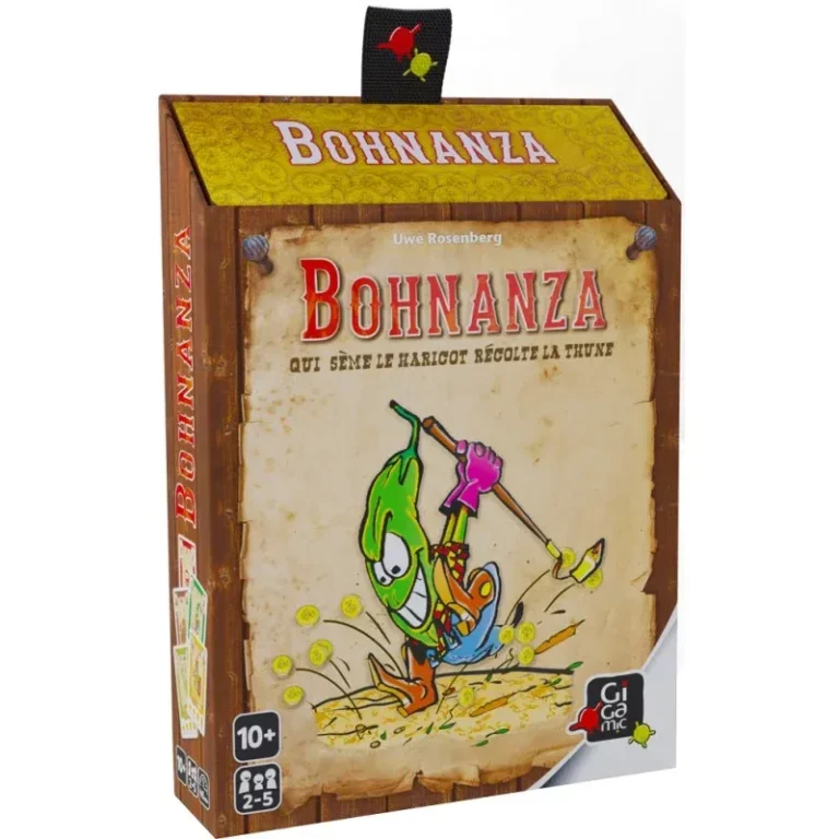 Boîte principale du jeu de société Bohnanza.