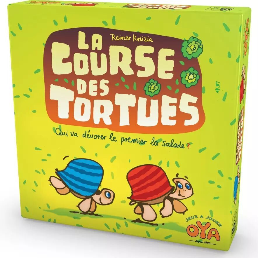 Illustration de la boîte du jeu La Course des Tortues.