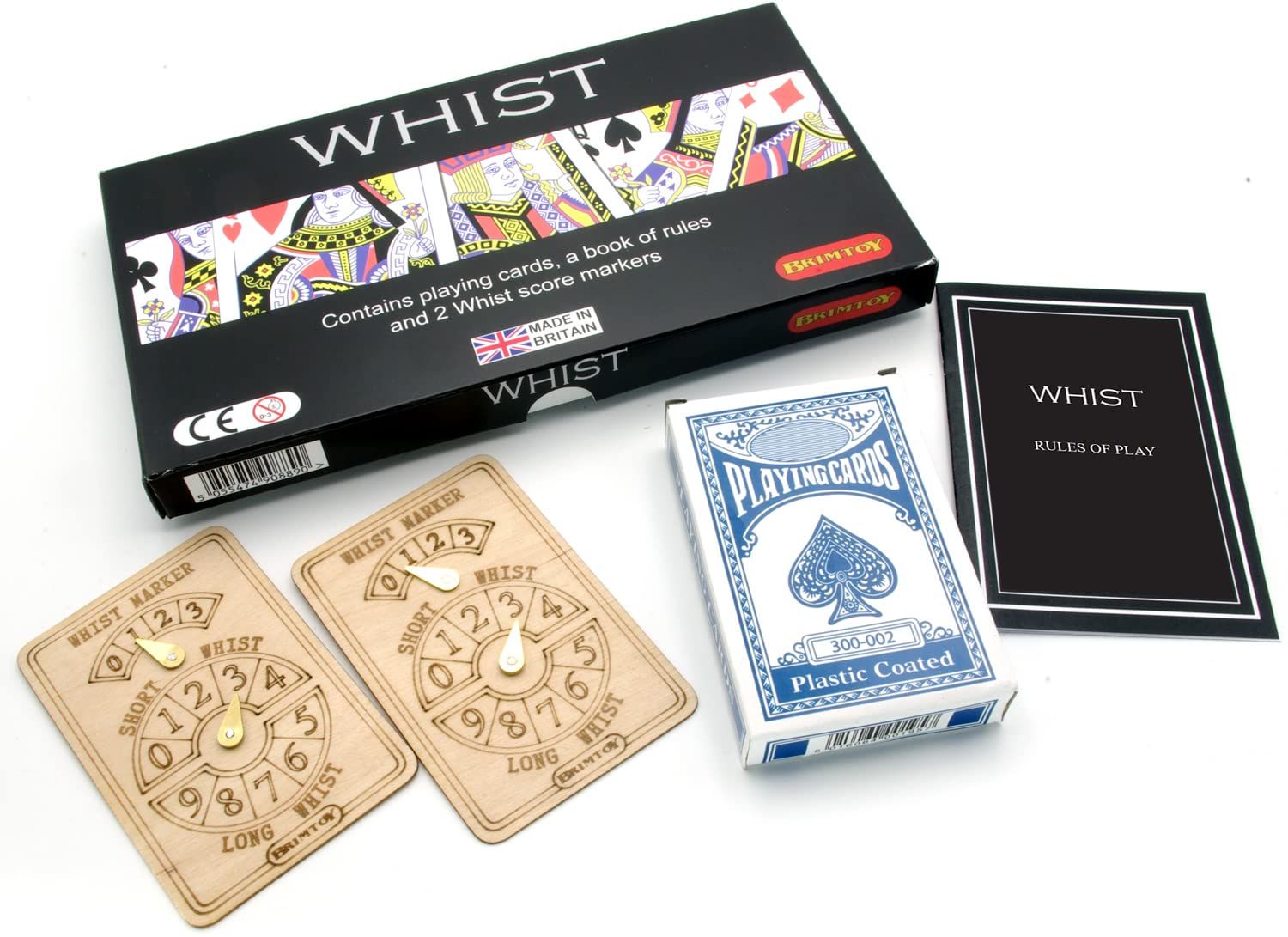 Boîte classique du jeu de cartes traditionnel Whist.