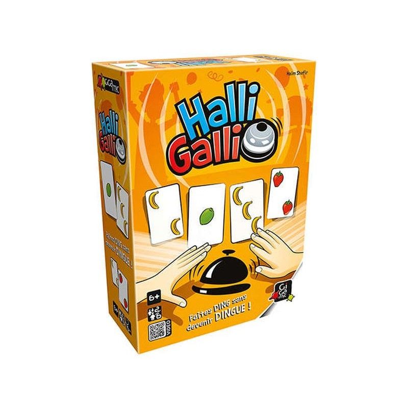 Vue générale du matériel de Halli Galli avec sonnette.