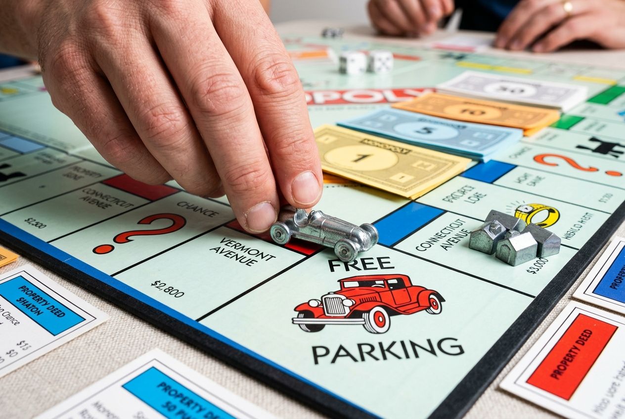Monopoly : l'argent au milieu pour le Parc Gratuit, vraie règle ?